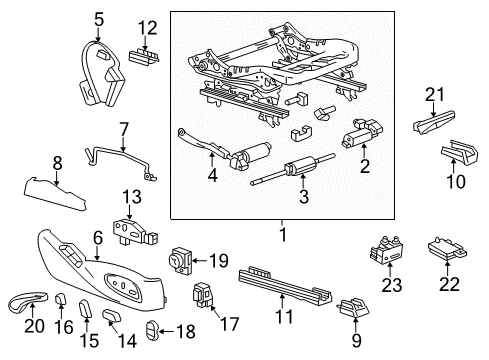 2014 Chevy Impala Lumbar Control Seats Diagram