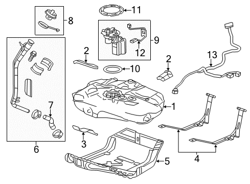 2012 Chevy Cruze Fuel Supply Diagram