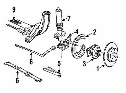1990 Cadillac Seville Rear Brakes Diagram
