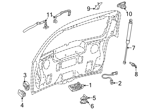 2005 Saturn Relay Lift Gate Diagram