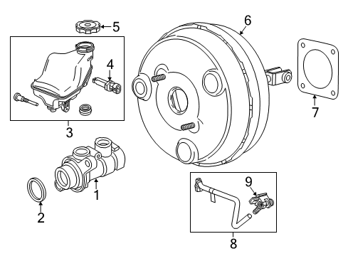 2022 GMC Canyon Dash Panel Components Diagram