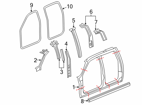 2013 Chevy Silverado 1500 Uniside Diagram 1 - Thumbnail