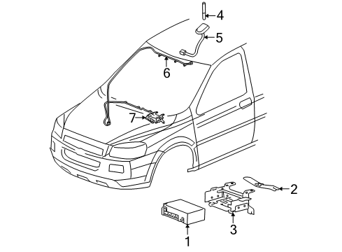2007 Buick Terraza Electrical Components Diagram 3 - Thumbnail