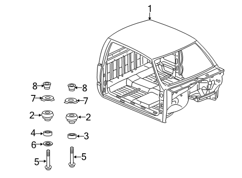 2014 Chevy Silverado 2500 HD Cab Assembly Diagram