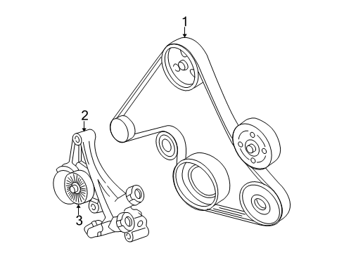 2005 Chevy Impala Belts Diagram