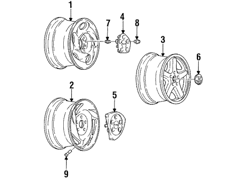 2001 Pontiac Firebird Wheels Diagram