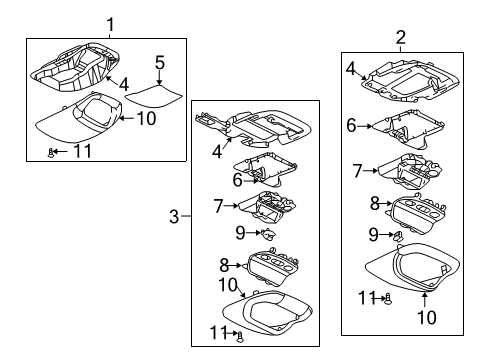 2005 Chevy Monte Carlo Overhead Console Diagram