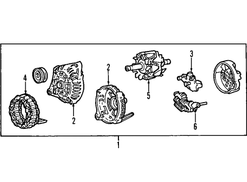 2008 Chevy Aveo5 Voltage Regulator Diagram for 93744561