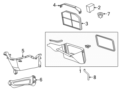 2017 Chevy SS Air Inlet Diagram