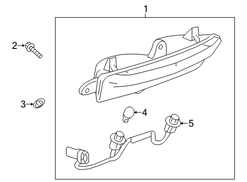 2019 Cadillac XTS Backup Lamps Diagram