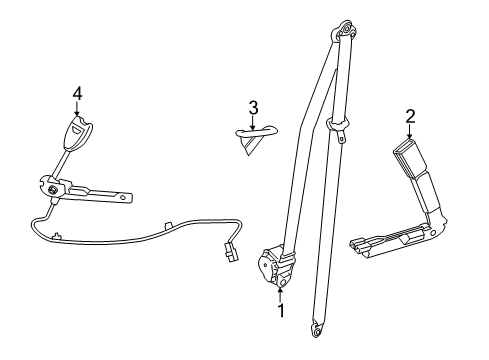 2012 Chevy Caprice Front Seat Belts Diagram