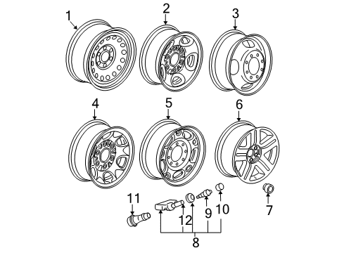 2007 Chevy Silverado 2500 HD Tire Pressure Monitoring Diagram