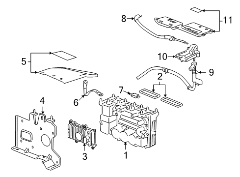 2008 Chevy Malibu Control Module Upper Seal Diagram for 24239117