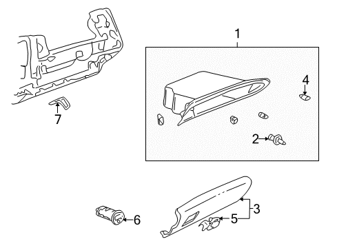 2005 Buick LeSabre Glove Box Diagram