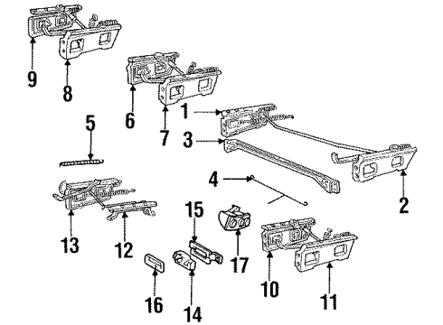 1994 GMC C3500 Power Seats Diagram 2 - Thumbnail
