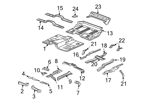 2006 Hummer H2 Floor Diagram