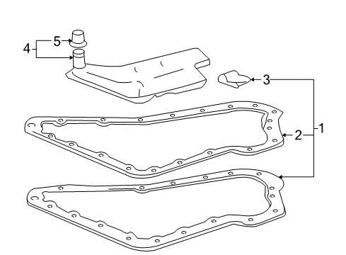 2008 Pontiac G5 Transaxle Parts Diagram
