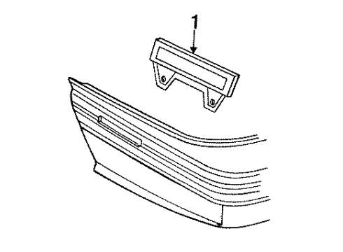 1994 Buick LeSabre Side Marker & Signal Lamps Diagram