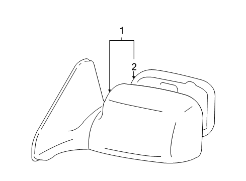 2004 Pontiac Vibe Outside Mirrors Diagram