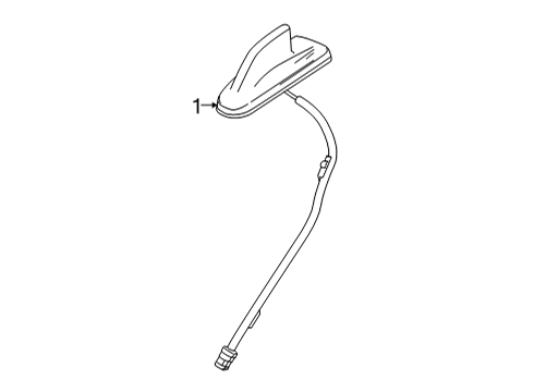2024 GMC Sierra 3500 HD Antenna & Radio Diagram