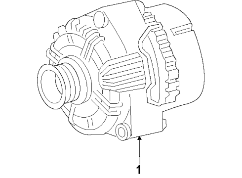 1986 Chevy Monte Carlo Bumper Cover, Front Diagram for 5972840