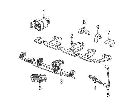 2007 Chevy Monte Carlo ECM Diagram for 19210736