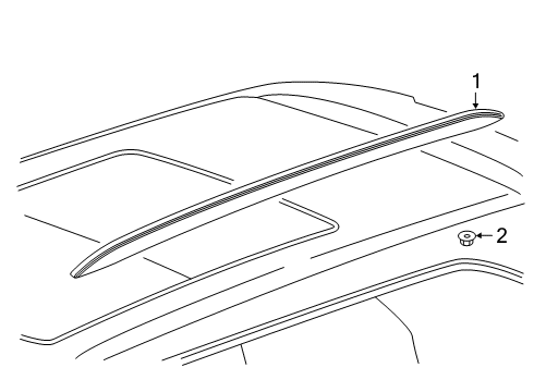 2022 Chevy Blazer Luggage Carrier Diagram