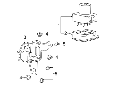 2015 Chevy Malibu ABS Components Diagram