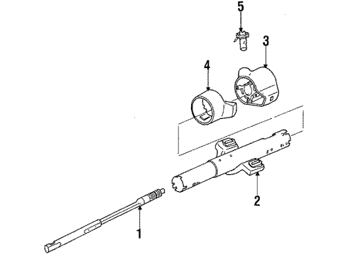 1986 Cadillac Cimarron Ignition Lock, Electrical Diagram 2 - Thumbnail