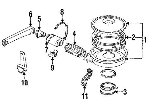 1993 GMC C1500 Suburban Air Intake Diagram