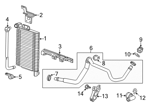 2014 Chevy Camaro Hose Connector Diagram for 23171715