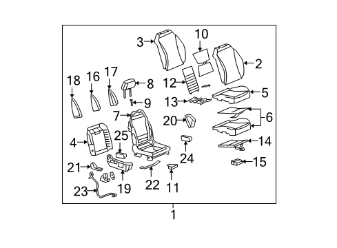 2008 Saturn Aura Power Seats Diagram