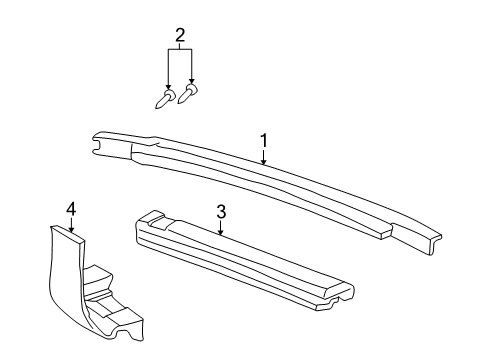 2005 Buick LeSabre Radiator Support Diagram