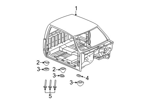 2005 Chevy Silverado 1500 Cab Assembly Diagram 3 - Thumbnail