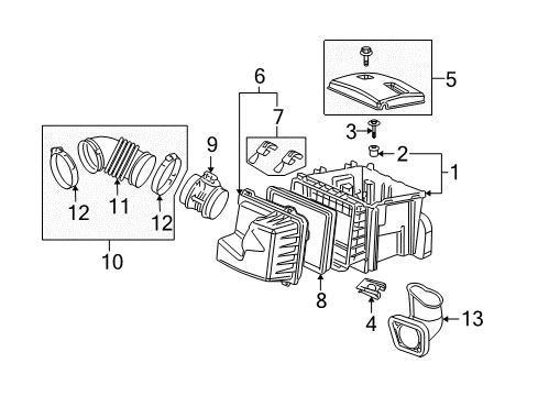 2006 Chevy Uplander Filters Diagram 3 - Thumbnail