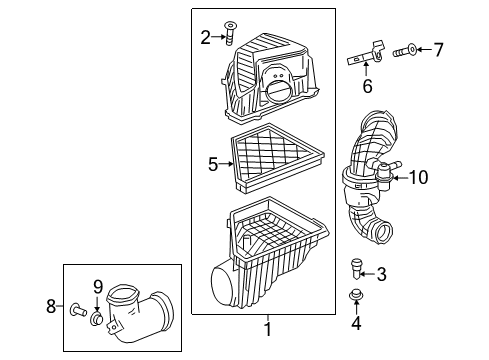 2018 Chevy Traverse Air Intake Diagram