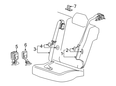 2020 Chevy Impala Seat Belt Diagram