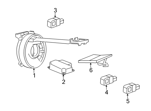 2020 Chevy Sonic Air Bag Components Diagram 2 - Thumbnail