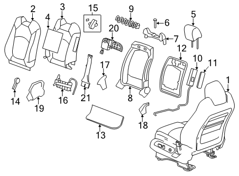 2008 GMC Acadia Heated Seats Diagram 3 - Thumbnail