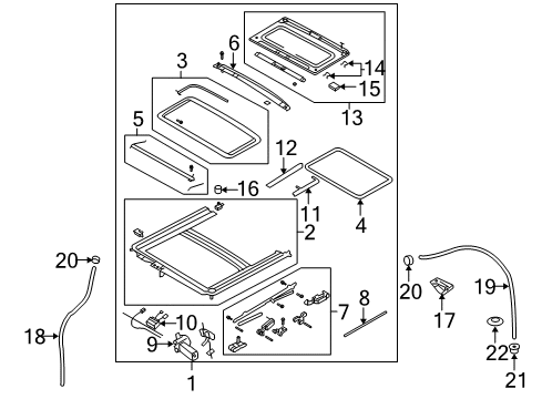 2008 Chevy Aveo Sunroof Diagram