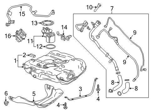 2020 Buick Regal TourX Fuel Supply Diagram