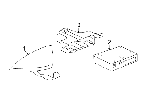 2019 Chevy Cruze Communication System Components Diagram