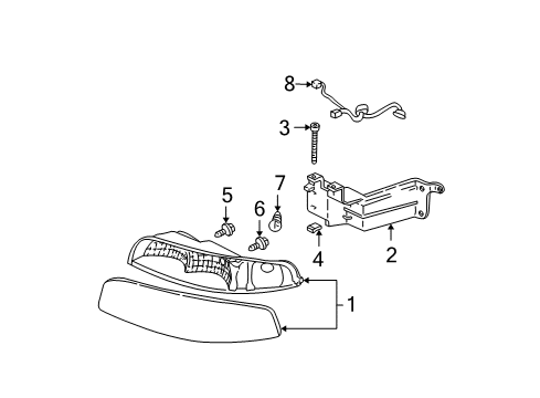 2005 Buick Park Avenue Bulbs Diagram