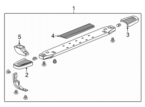 2021 Chevy Silverado 2500 HD Running Board Diagram 10 - Thumbnail