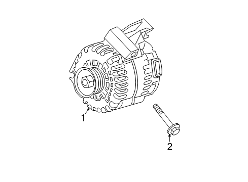 2004 Buick Rendezvous Alternator Diagram 2 - Thumbnail