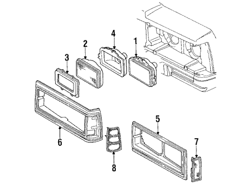 1984 Chevy Impala Headlamps Diagram