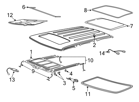2005 Chevy Blazer Sunroof Diagram