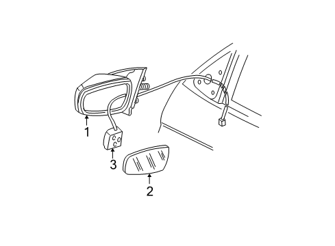 2004 Buick Regal Outside Mirrors Diagram