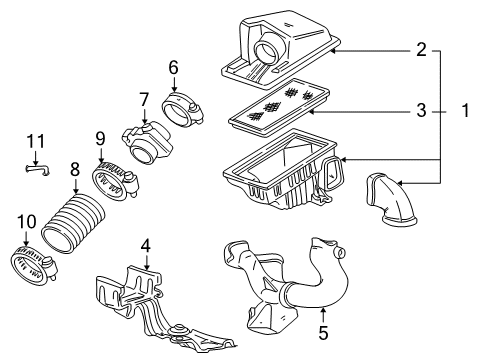 2002 Chevy Malibu Air Intake Diagram
