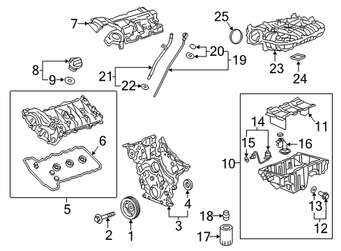 2022 Buick Enclave Engine Parts Diagram